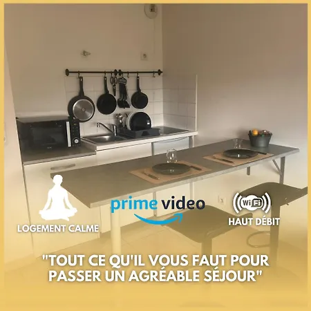 Olympique Studio Proche Paris Apartman *
